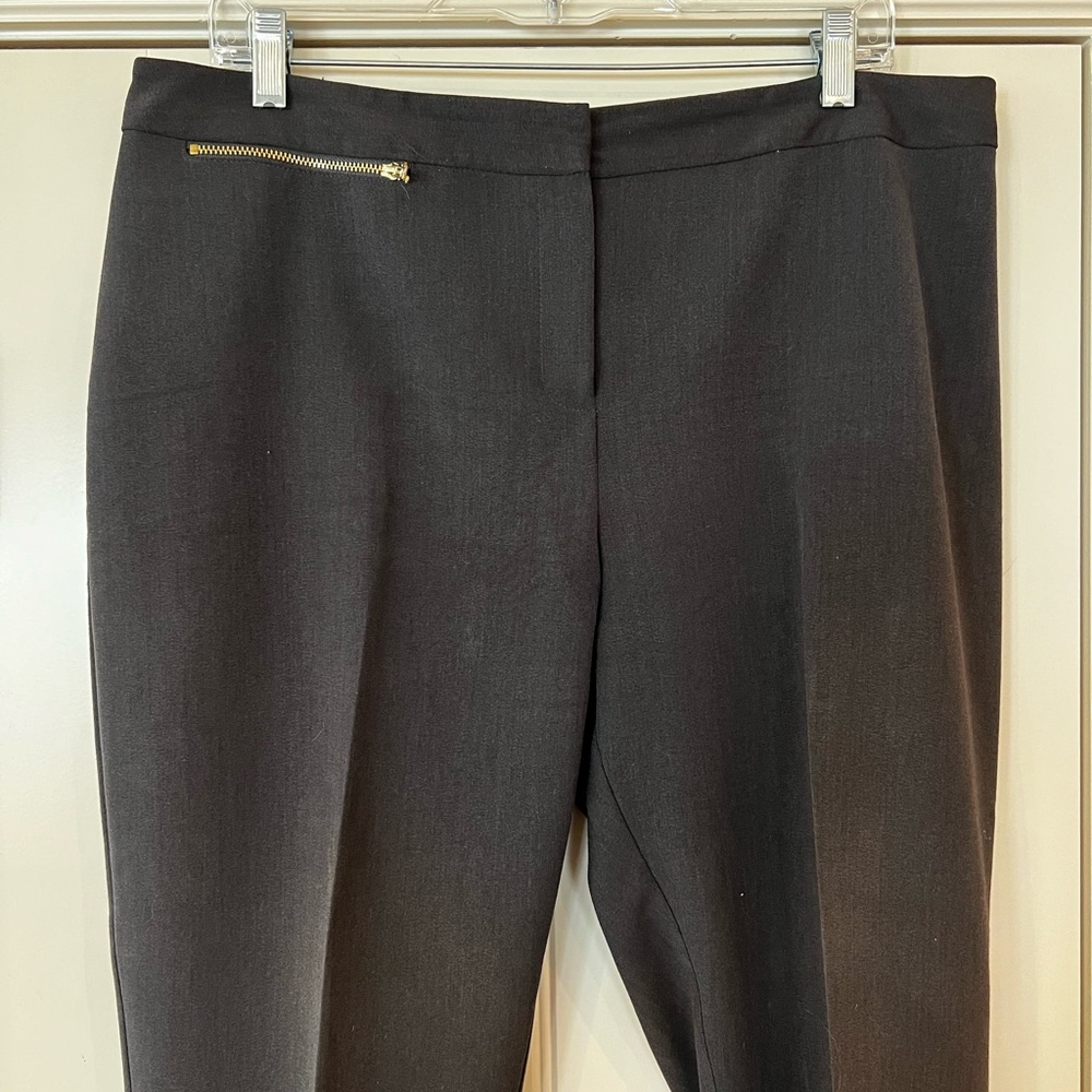Ellen Tracy grey ankle pants, size 12